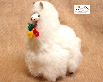 SALE 25% OFF* 100 Percent Alpaca Fur Alpaca Plush Very Soft and Cute Bolivian Peruvian Alpaca stuffed animal