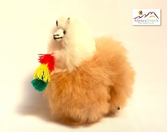 SALE 20% OFF* 100 Percent Alpaca Fur Alpaca Plush Very Soft and Cute Bolivian Peruvian Alpaca stuffed animal