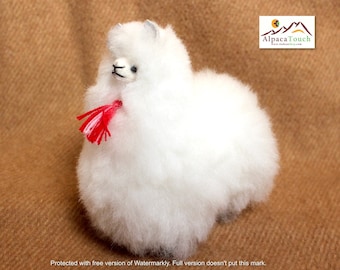 SALE 10% OFF* 100 Percent Alpaca Fur Alpaca Plush Very Soft and Cute Bolivian Peruvian Alpaca stuffed animal