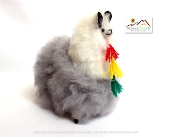 SALE 10% OFF* 100 Percent Alpaca Fur Alpaca Plush Very Soft and Cute Bolivian Peruvian Alpaca stuffed animal