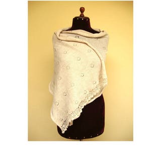 SALE 25% OFF* Pure Alpaca Shawl (100 Percent Alpaca Yarn)  blanket scarf, cape poncho, spring fall winter wrap, Light and Warm