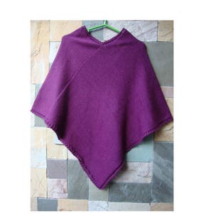 SALE 25% OFF* Pure Alpaca Poncho (100 Percent Alpaca Yarn) cape poncho, winter fall wrap, Light and Warm in Natural Colors