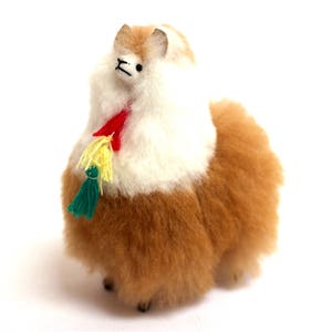 SALE 25% OFF 100 Percent Alpaca Fur Alpaca Plush Very Soft and Cute Bolivian Peruvian Alpaca stuffed animal image 9