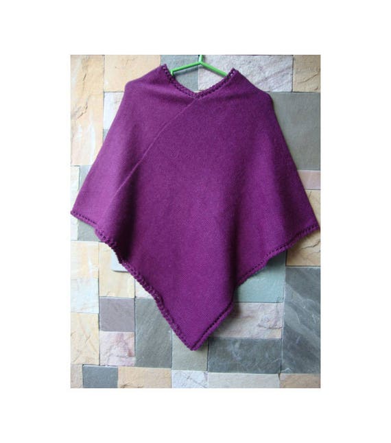 Jun. SALE 25% OFF* Pure Alpaca Poncho (100 Percent Alpaca Yarn) cape poncho, winter fall wrap, Light and Warm in Natural Colors
