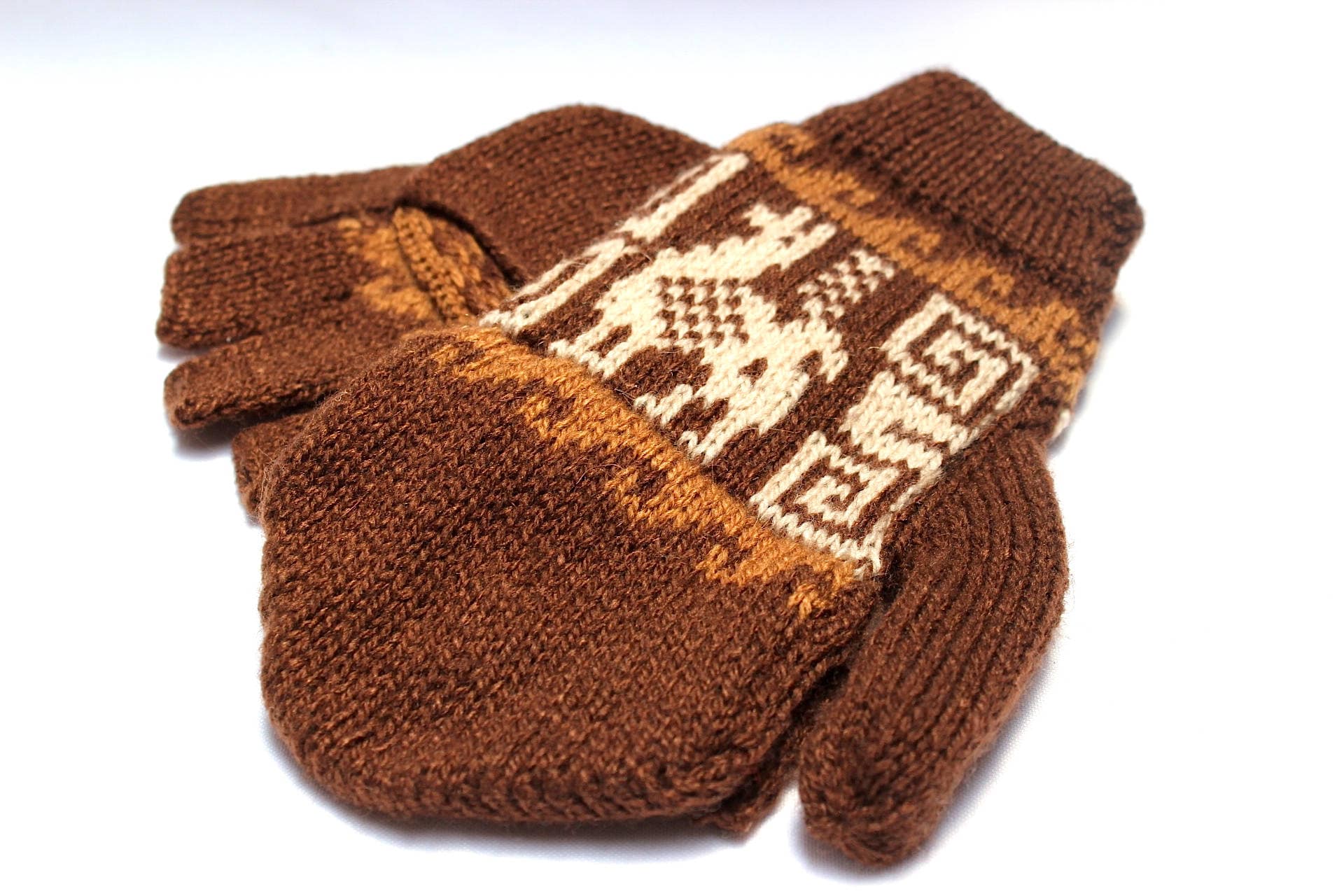 セール 25% オフ* アルパカウール手袋、コンバーチブルミトン