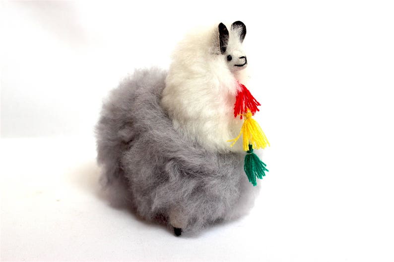 SALE 25% OFF 100 Percent Alpaca Fur Alpaca Plush Very Soft and Cute Bolivian Peruvian Alpaca stuffed animal image 8