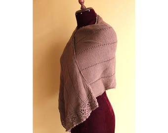REBAJAS DE JULIO 25% DE DESCUENTO* Chal de pura alpaca (hilo 100% alpaca) tipo manta, bufanda, capa, poncho, chal para primavera, otoño e invierno, ligero y cálido.