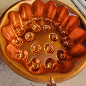 Copper baking mold from 1950s