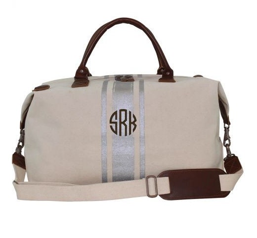 Monogram Weekender Bag Monogram Travel Bag Monogram Travel - Etsy