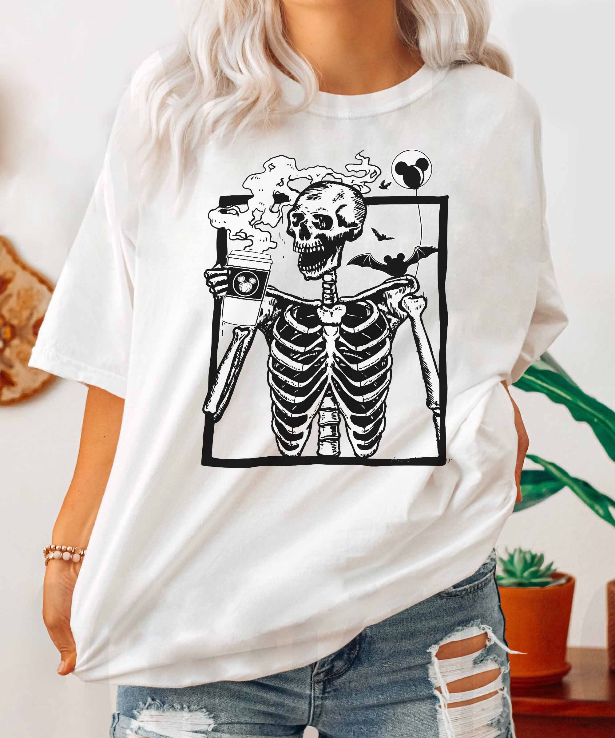 Disney Skeleton Shirt Disney Halloween Shirt Dancing | Etsy