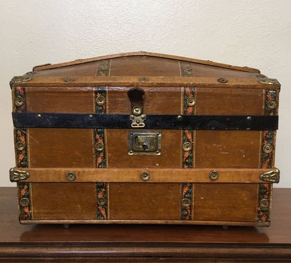 antique doll trunk