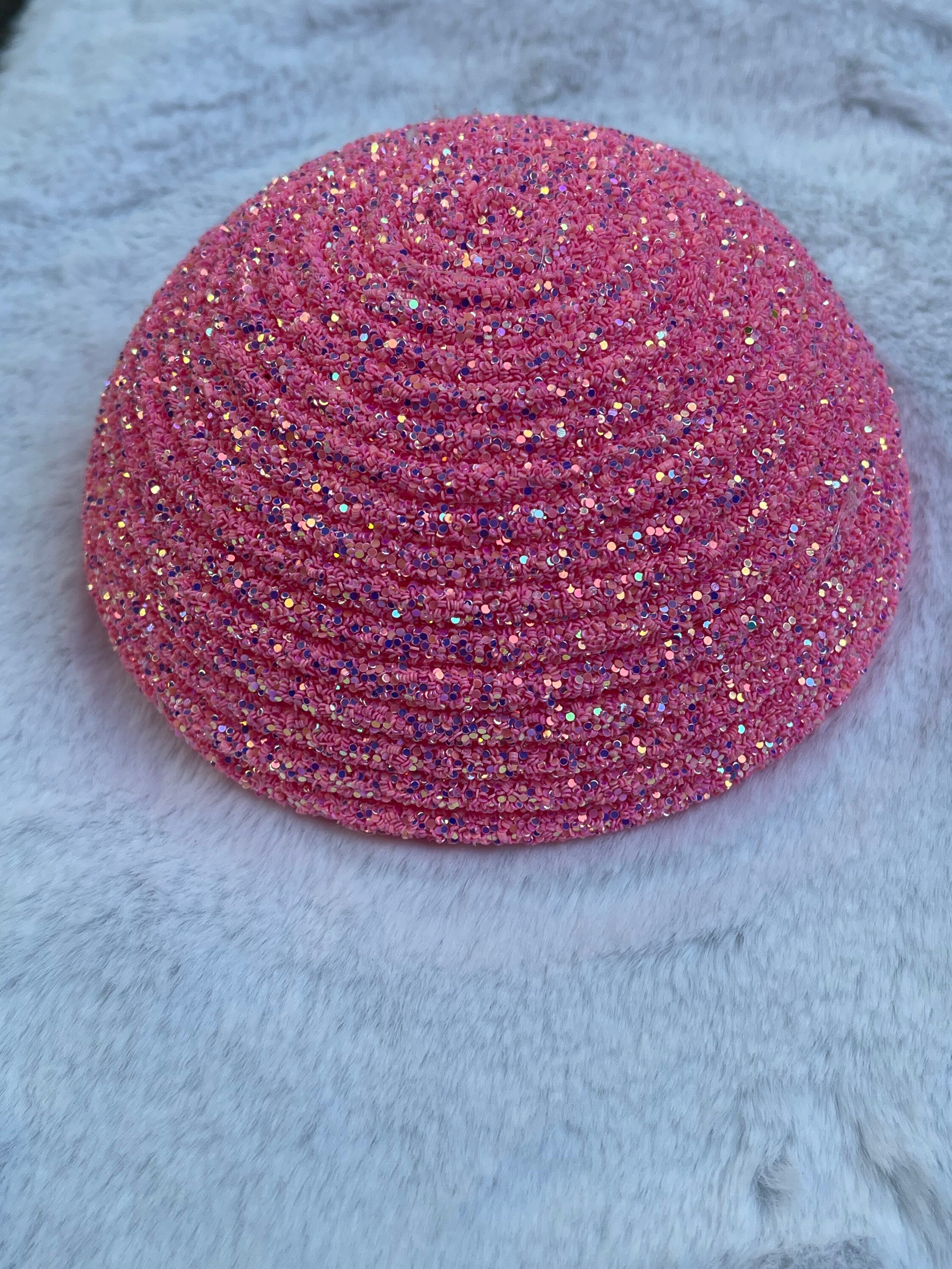 Pink Glitter rope wreath center bling rope wreath center Etsy