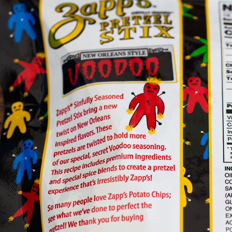 Zapp's Voodoo Pretzel Stix Sinfully Seasoned New Etsy
