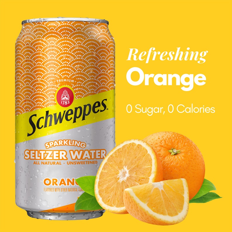Schweppes Seltzer Sparkling Water Variety Pack 7 Natural Flavors