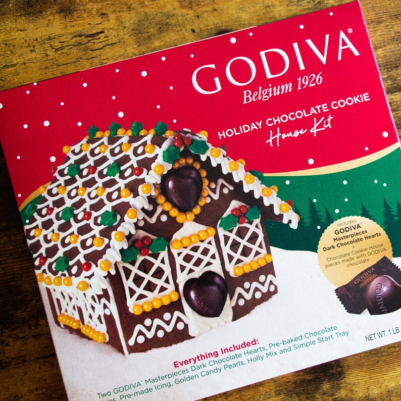 Godiva Chocolate Holiday House Kit Gingerbread House Etsy UK