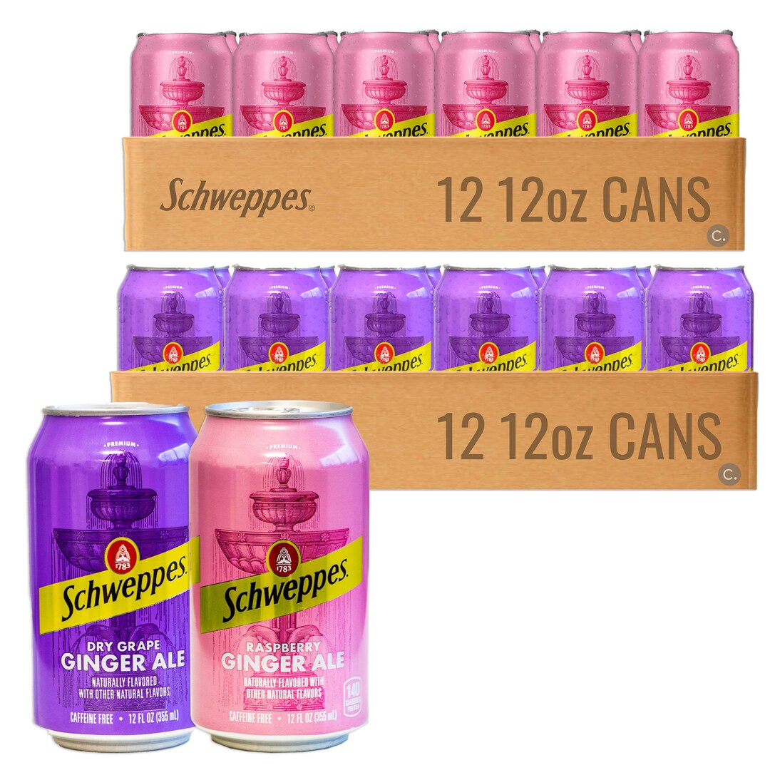 Dry Grape Ginger Ale 12, 12oz Cans Dry Grape Ginger Ale 12, 12oz Cans