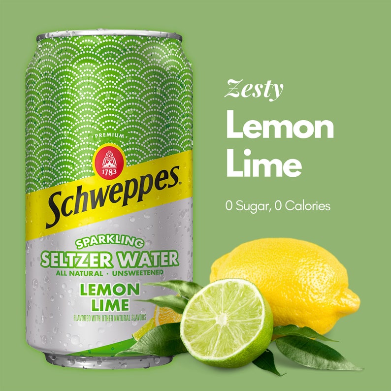 Schweppes Seltzer Sparkling Water Variety Pack 7 Natural Flavors