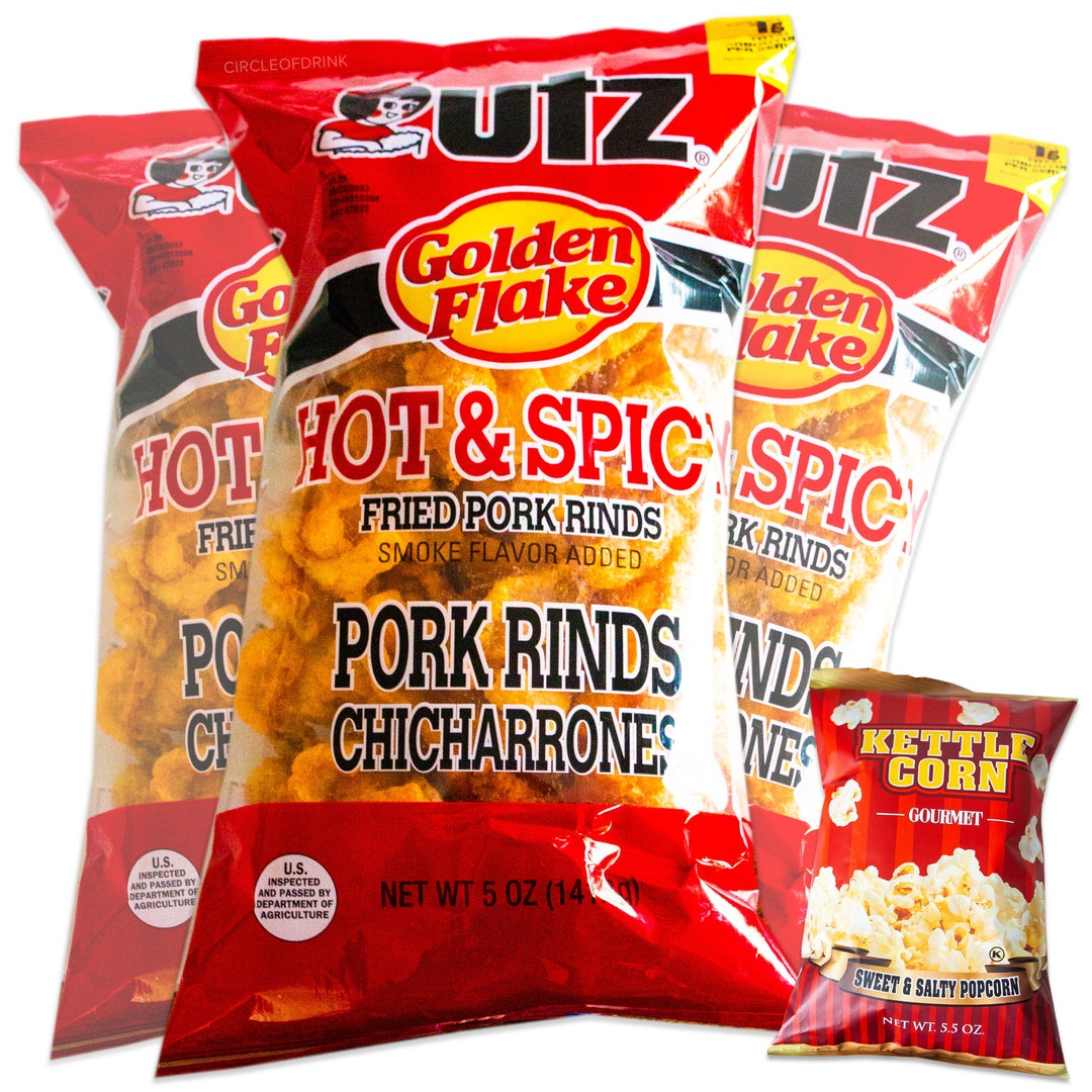 Utz Hot and Spicy Pork Rinds 3 5oz Bags Variety Pack Etsy