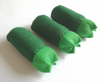Courgette felt vegetable market dinner