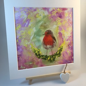 Robin print, Robin gifts, Robin picture, Robin art, Robin wall art, Bird print, Robin design, Robin painting, Robin redbreast art print