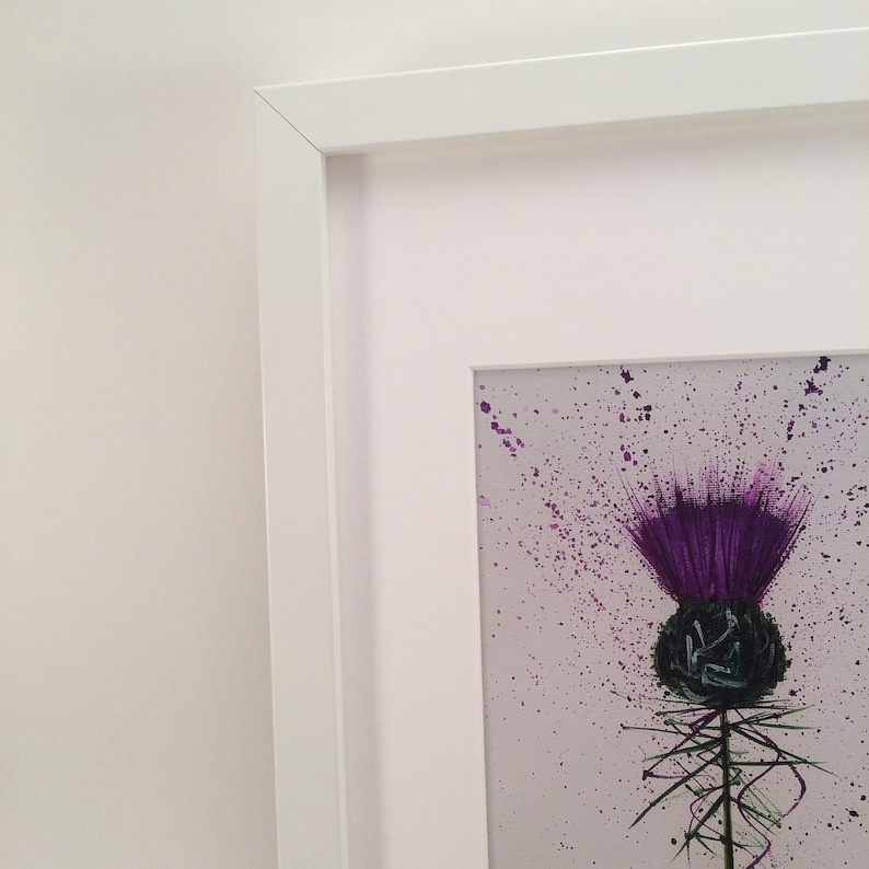 Scottish Thistle Art Scottish Gift Scotland Scottish Etsy