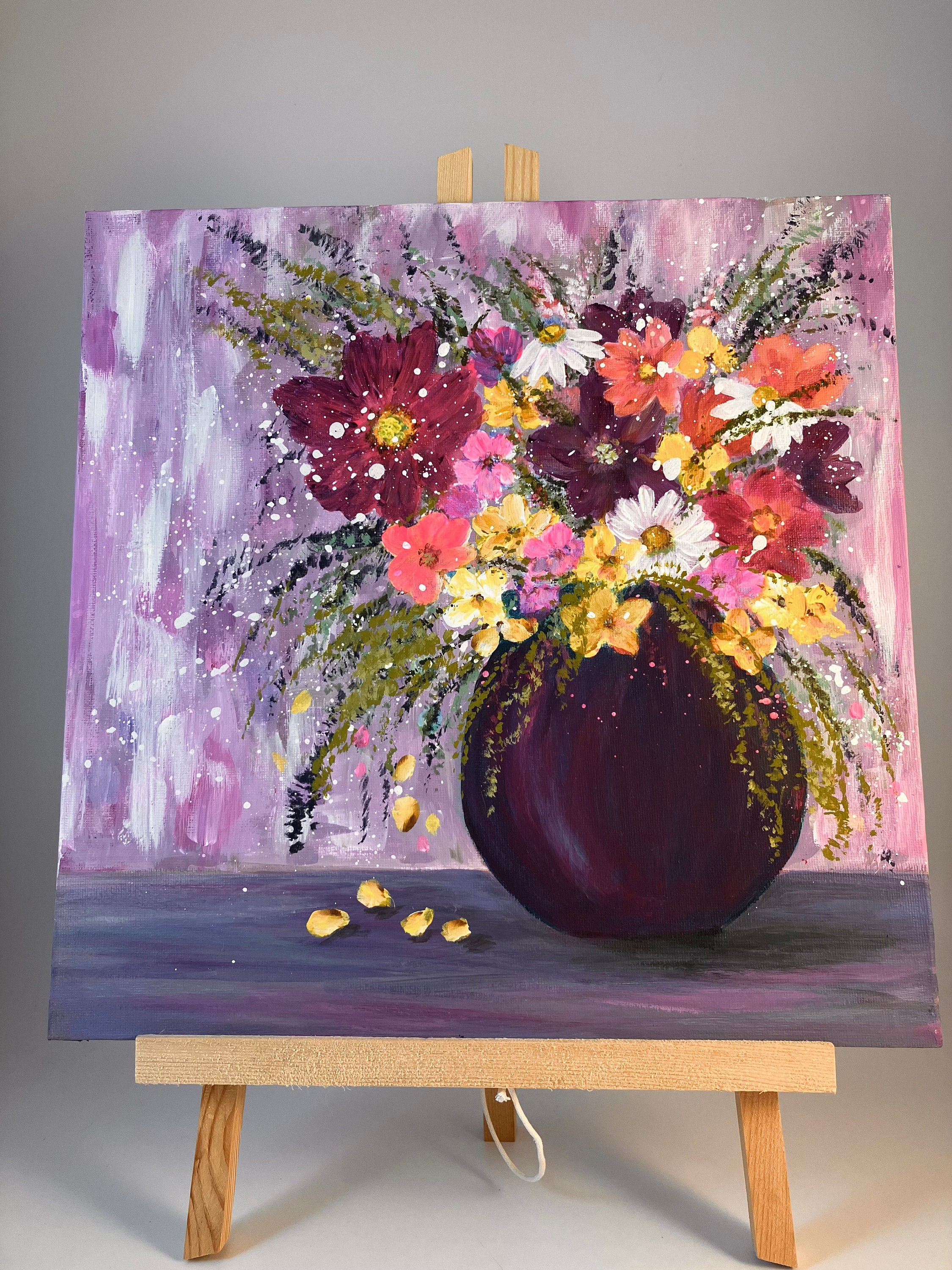 Acrylic flowers outlet