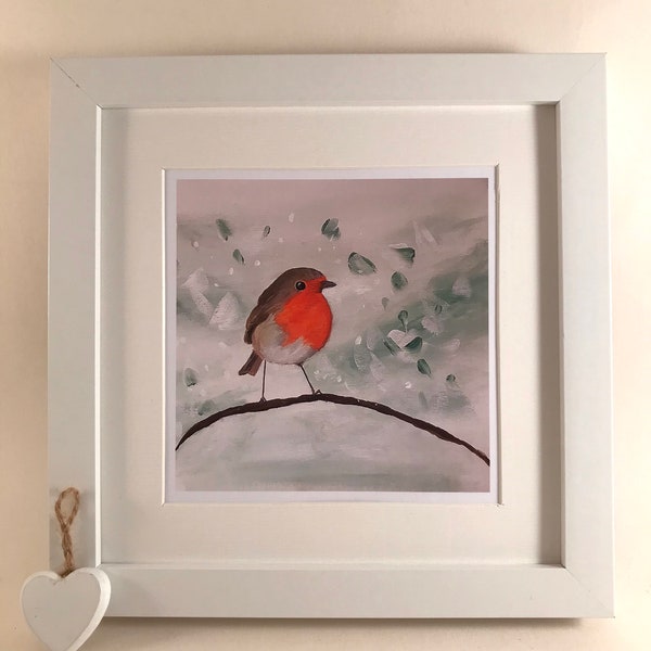 Robin print, Robin gifts, Robin picture, Robin art, Robin wall art, Bird print, Robin design, Robin painting, Robin redbreast art print