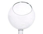 Pedestal 4 quot Glass Terrarium with Minor Imperfections Grade B Closeout Price Glass