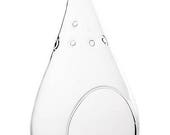 Teardrop 7 quot Glass Terrarium with Minor Imperfections Grade B Closeout Price Glass