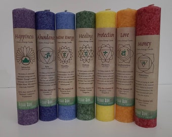 Chakra candle set