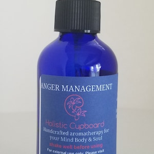 Anger Management Aromatherapy Spray (Proprietary Essential Oil Blend) By HolisticCupboard.com