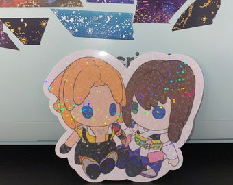 Final Fantasy X FF10 Chibi Tidus and Yuna Sticker