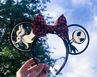 Nightmare Before Christmas Ears - Glow in the Dark *Bow Sold Separately *
