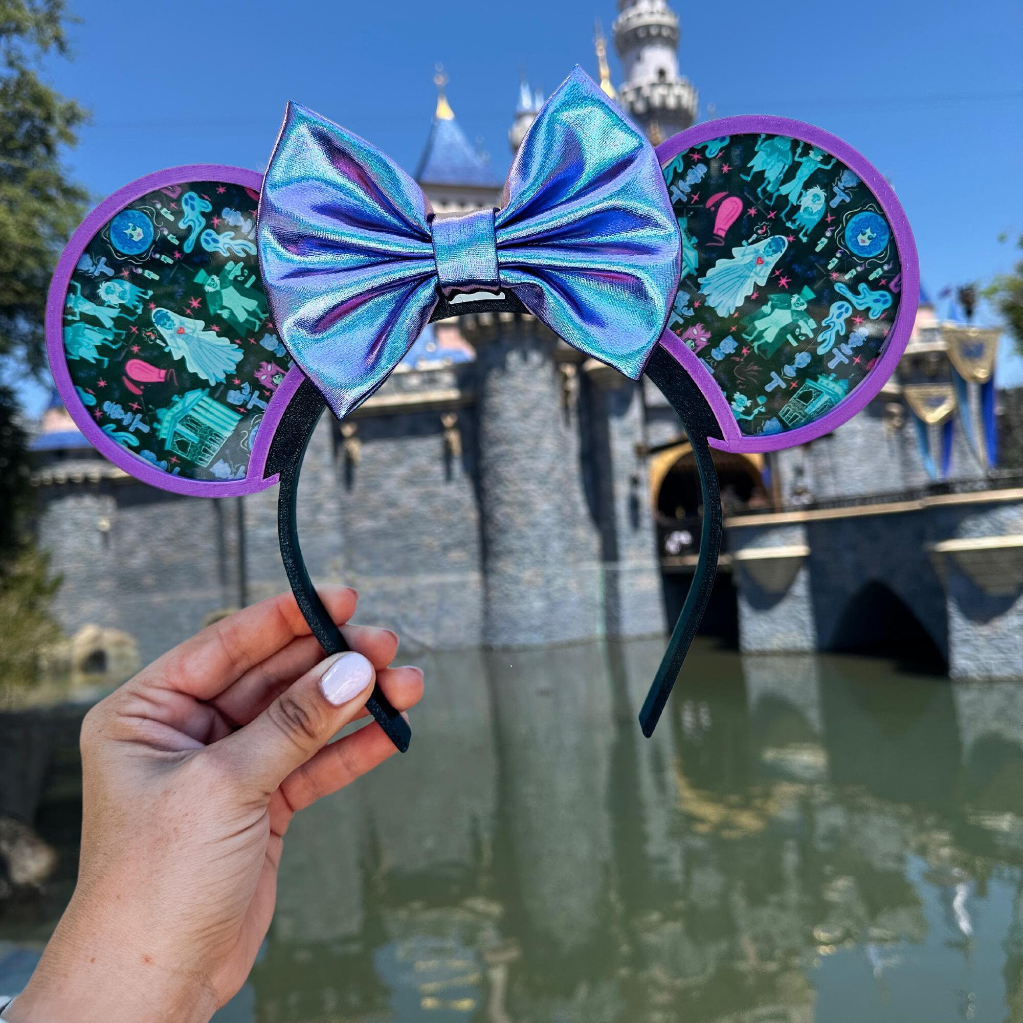 Disney Store The Bride Ear Headband Ears – The Haunted Mansion Haunted Bride Mickey Ears - Mouse Ears Headband – Little  main image 4