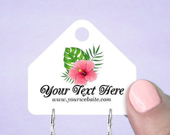 A1 Cards and Envelopes 12 pcs D00009-11 Custom Note Cards with Envelopes Tropical Hibiscus Design