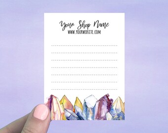 Flat Note Cards 36 pcs D00022-12 Ocean Waves Design Lined Note Cards Custom Note Cards