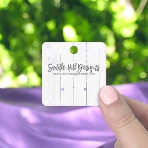 Custom Earring Cards With Lip Etsy