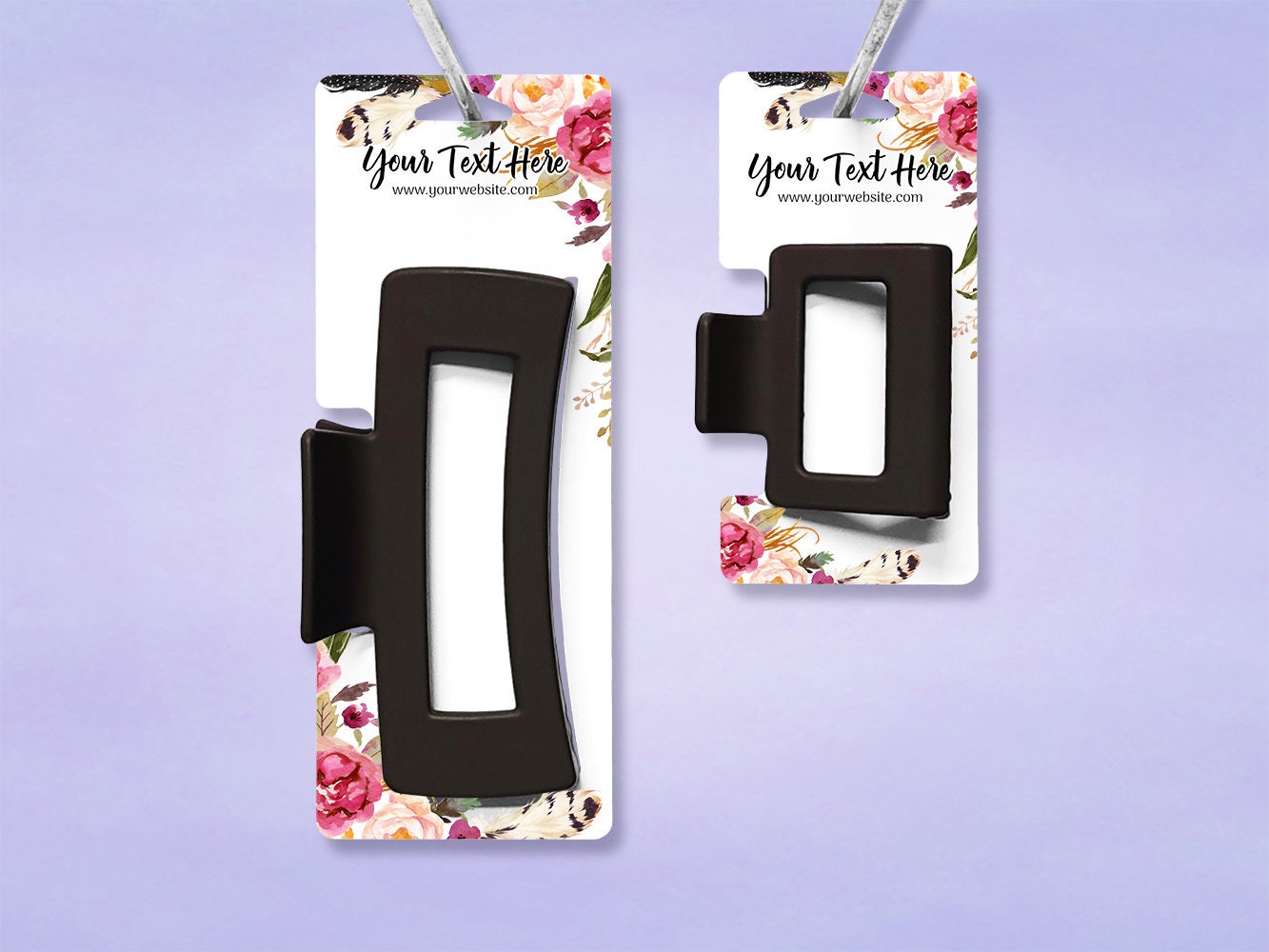 Claw Clip Cards, Personalized Packaging and Hanging Cards for 2