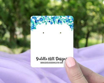 Jewelry Cards, Earring Cards, Earring Display, Custom Jewelry Packaging, Custom Earring Cards, Earrings Holder, Blueberries, D00029-01