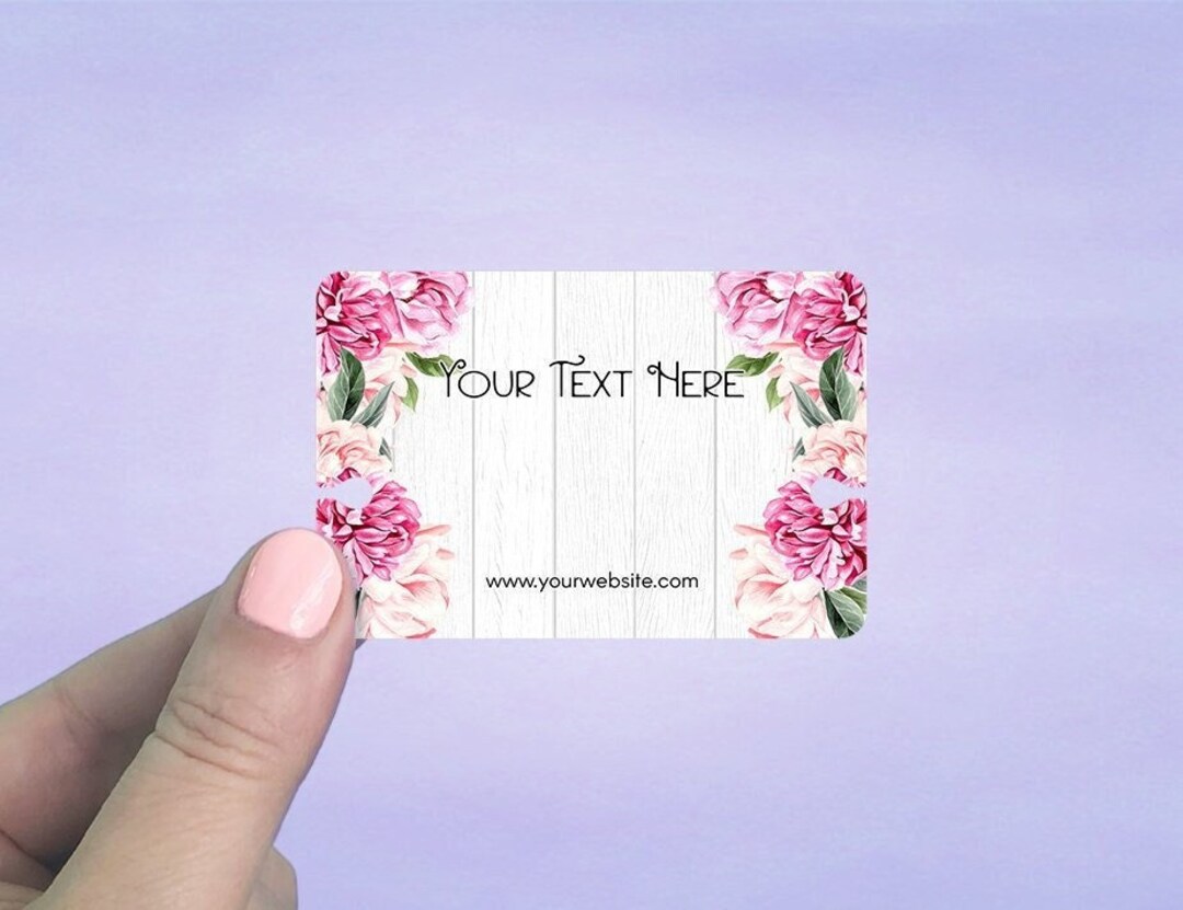 Custom Bracelet Display Cards, Personalized Bracelet Cards, Jewelry