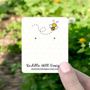 Earring Cards, Necklace Cards, Jewelry Display Cards, Earring Display Cards, Honey Bee Design, D00081-01