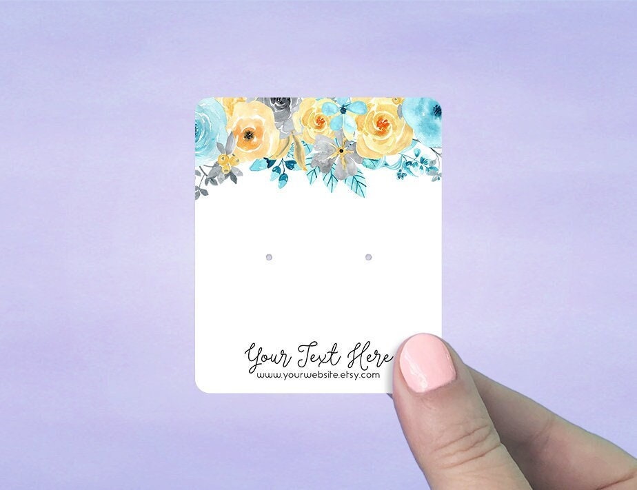 FLORAL PLUM• Necklace Card• Earring Cards •Jewelry Cards •