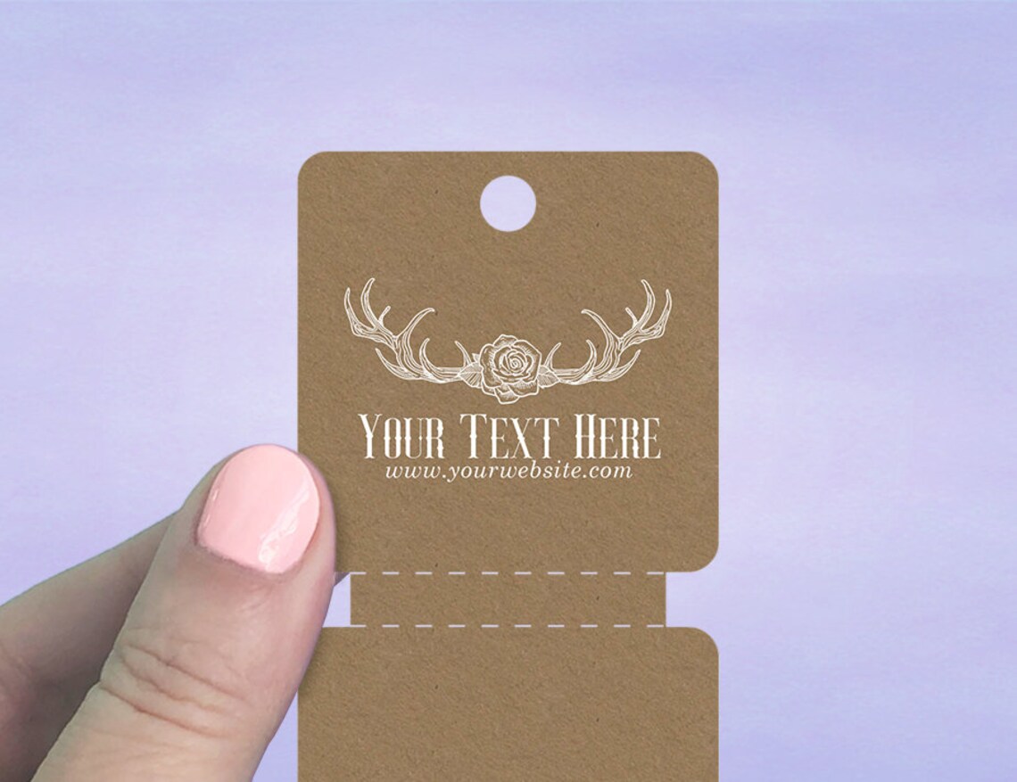 Custom Fold Over Tags Hang Tags Personalized Tags Price Etsy