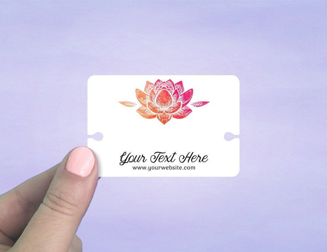 Custom Bracelet Display Cards, Personalized Bracelet Cards, Jewelry