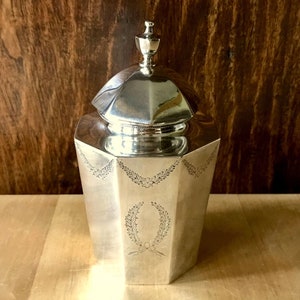 Antique Sterling Silver Tea Caddy