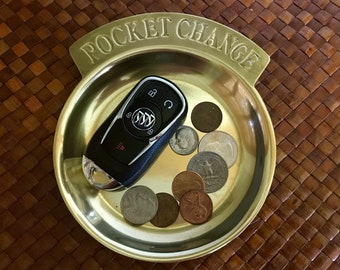 Brass "Pocket Change" Accessory Dish