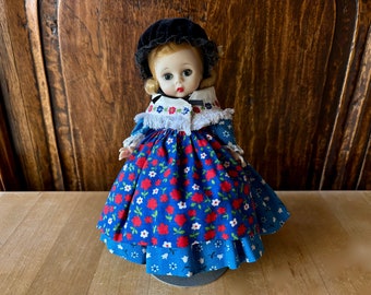 1960's German Madame Alexander Doll #763 with Doll Stand