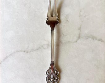 Vintage Sterling Small Cocktail Fork  T.H Marthinsen Norway