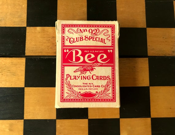 Vintage Bee Playing Cards: No. 92 Club Special, 1947 - Etsy