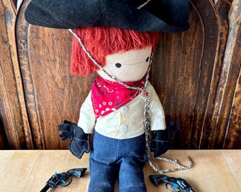 Rare Joan Walsh Anglin 16" Cowgirl Soft Doll 1964